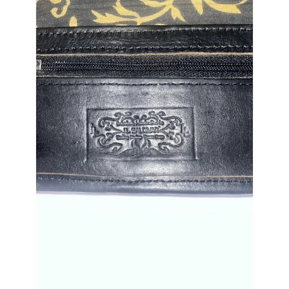 J.L. SALDIVAR hand Tooled Leather Black